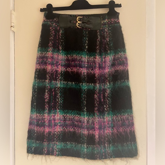Blair Waldorf Milly Bergdorf Goodman Mohair Skirt 0 2 - Picture 3 of 4